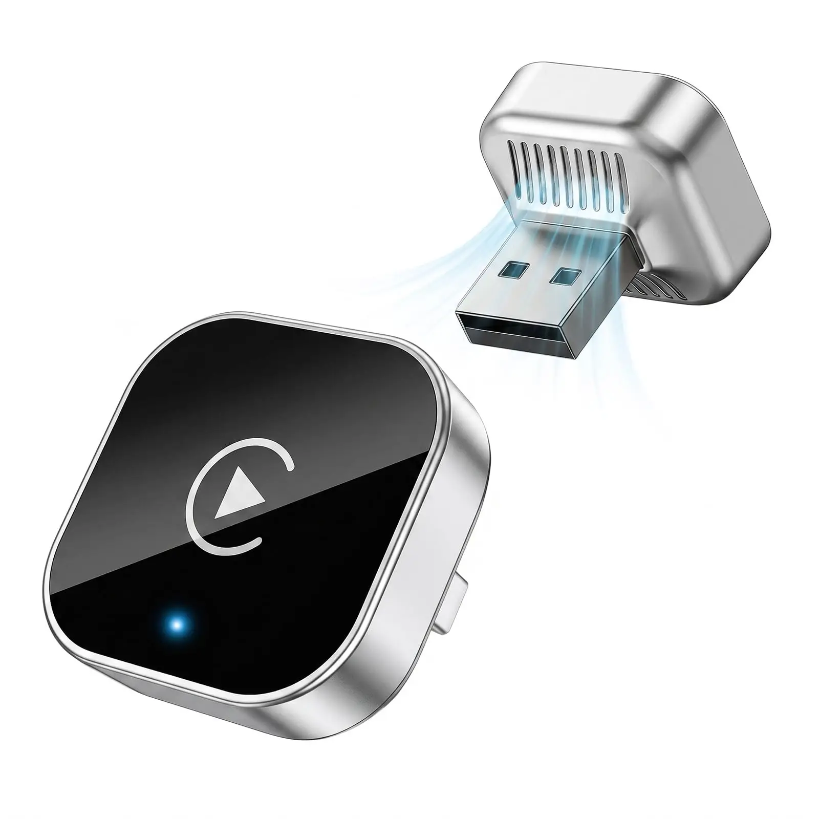 Image of 2-in-1 Kabelloser CarPlay & Android Auto Adapter, Plug & Play CarPlay Dongle Verwandelt Kabelgebunden in Kabellos, Schnelle Automatische Verbindung