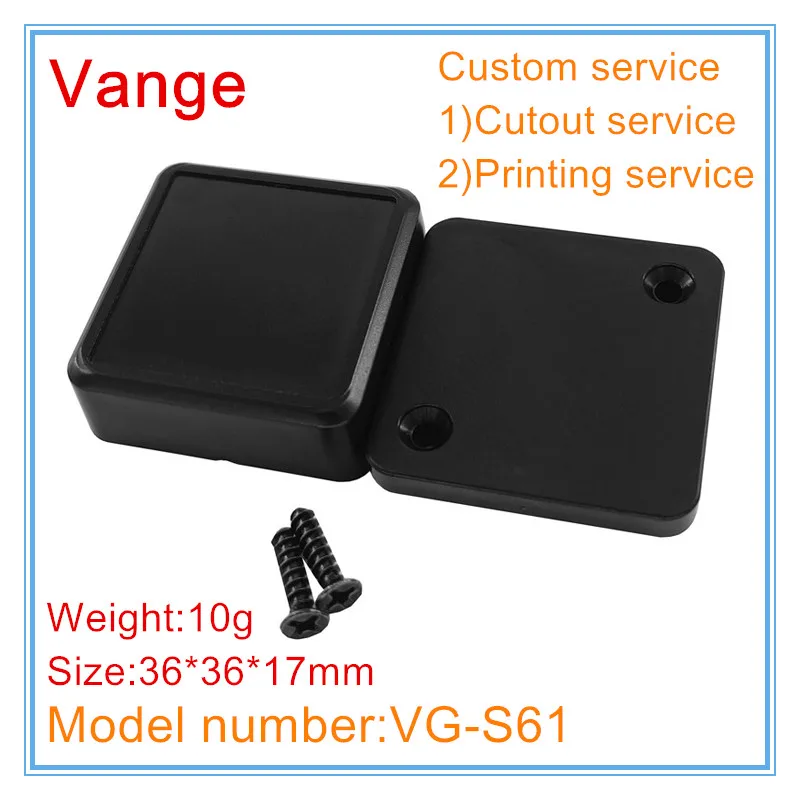 Vange wires junction box 36*36*17mm ABS plastic enclosure case