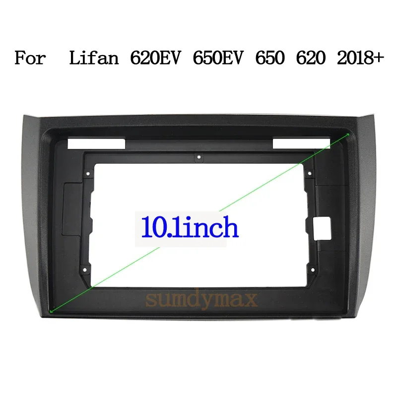 10.1Inch Car Radio Fascias For Lifan 620EV 650EV 650 620 2018-2022 Stereo Head Unit MP5 GPS Video Player 2 Din Panel Dash Frame