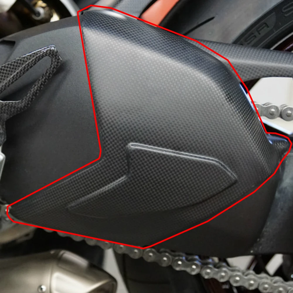 

Для DUCATI Streetfighter V4 V4S 2020-2024: Комплект обтекателей заднего маятника из карбона, защита маятника, аксессуары для мотоциклов