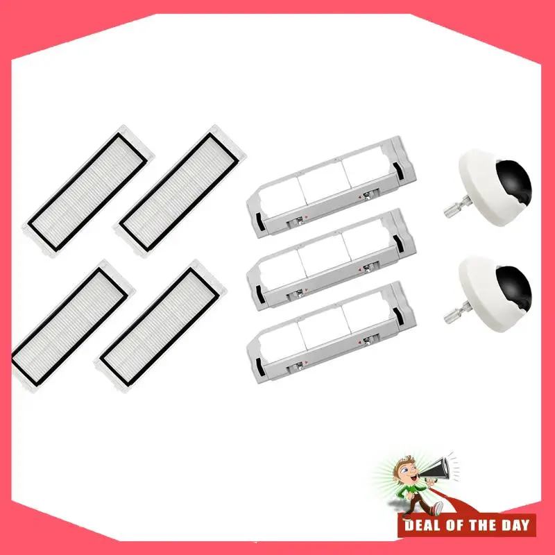 Entrega 24 horas roborock para xiaomi 1s s5max t7pro t6 capa de escova principal peça de reposição acessórios de roda universal para robô v