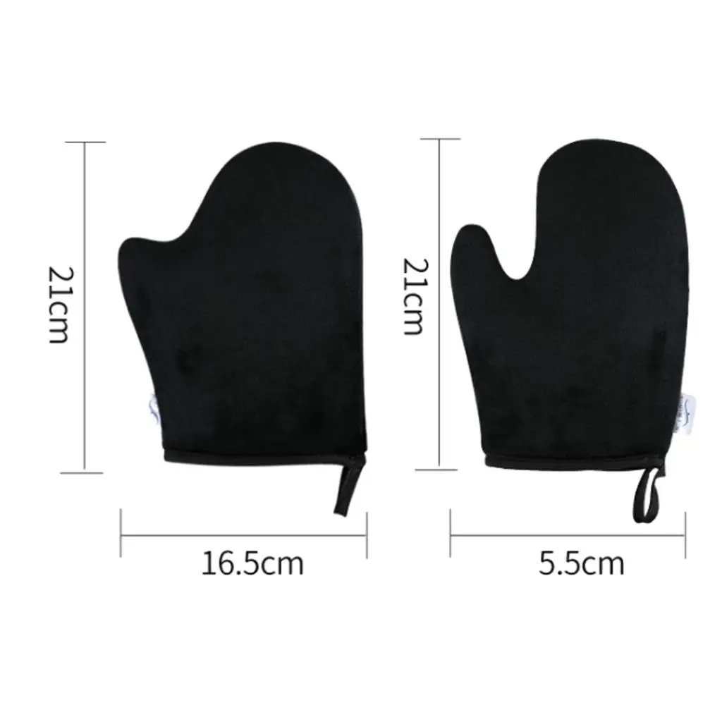 

Soft Touch Velvet Self Tanning Mitt Moisturiser Applicator Portable Exfoliating Glove for Tanning for Body