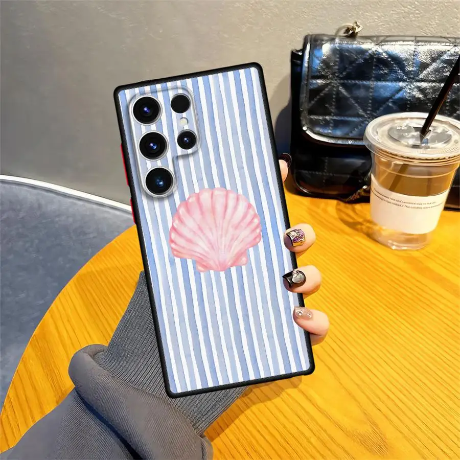 삼성 갤럭시 S20 S22 플러스 노트 20 10 S21 FE S8 S9 S23 울트라 S24 S25용 소프트 커버 케이스 해양 동물