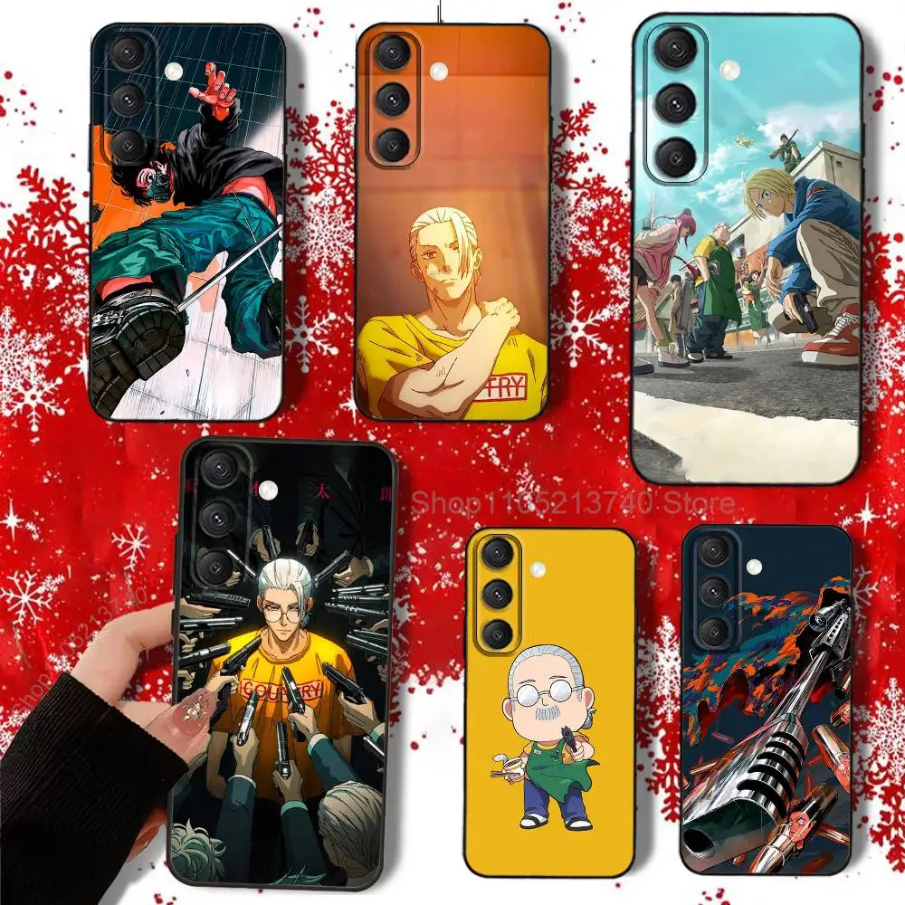 

S-Sakamoto Days-ES Anime Phone Case For Samsung S22,S24,S25,S23,S20,S30,S21,Ultra,Plus,5G,Fe,Lite shockproof durable Cover