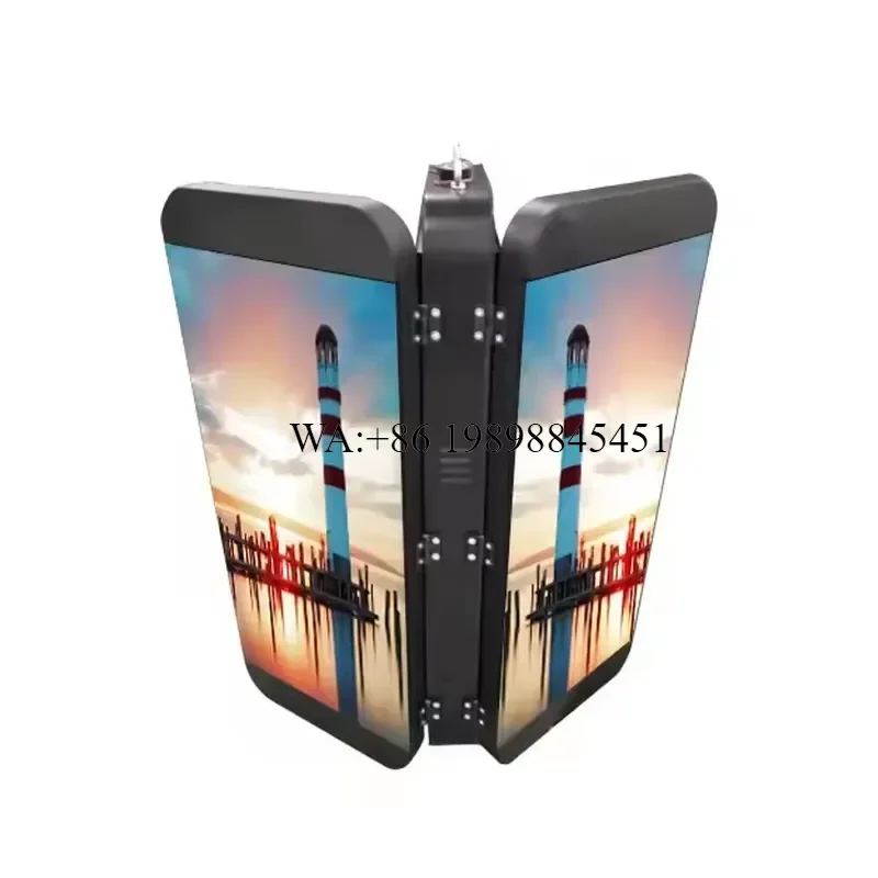WMWMNU P4 P5 P6 Outdoor Street Lighting Pole Vertical Digital Signage Signs LED Advertising Display Screen