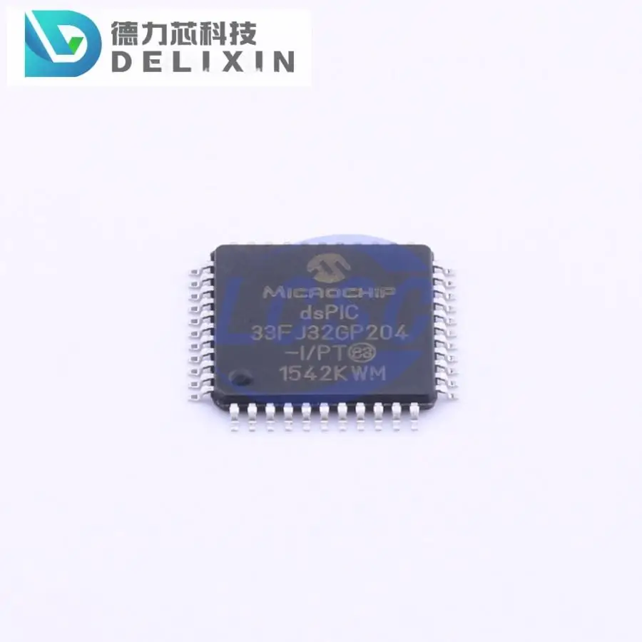 Procesadores de señal digitales (DSP/DSC), chips nuevos y originales, DSPIC33FJ32GP204-I/PT, 32KB, 35 TQFP-44(10x10)