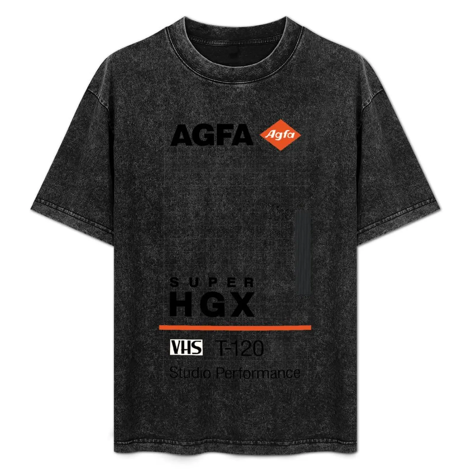 VHS Agfa T-120 Camiseta informal holgada de manga corta