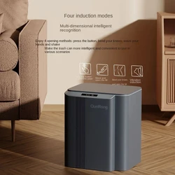 12/14/17/20/24L New Smart Induction Trash Can Automatically Open The Lid Home Storage Kitchen Bathroom