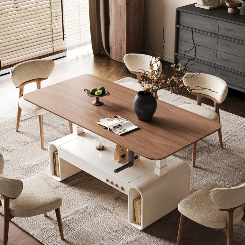 #Simple Modern Coffee Table Decoration Living Room Nordic Aesthetic Coffee Table Writing Dinner Mesa Auxiliar Salon Furniture