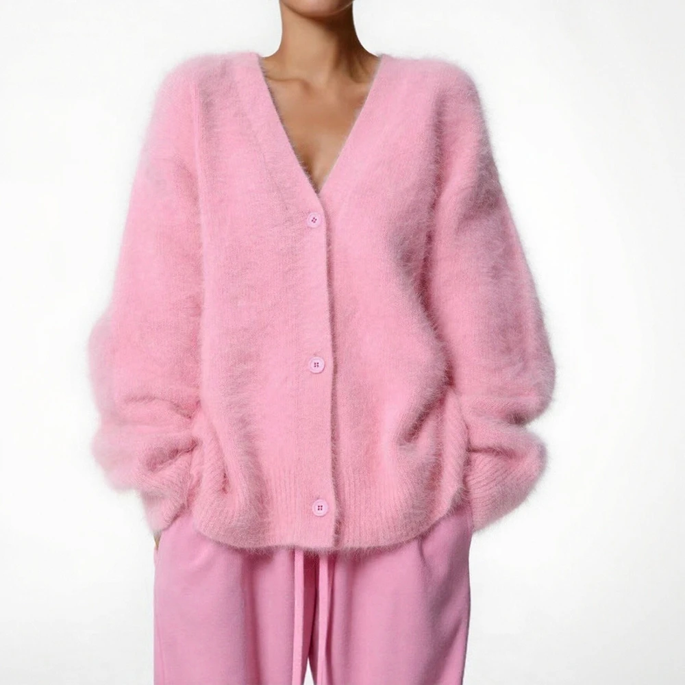 

Women's Casual Winter Cardigans Long Sleeve Open Front Plain Daily Regular Fit Knitwear for Autumn