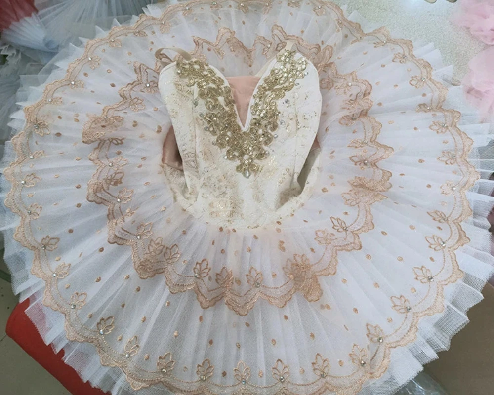 

Новая балетная юбка-пачка для девочек, профессиональная танцевальная юбка для выступлений и тренировок, для групповых танцев на сцене