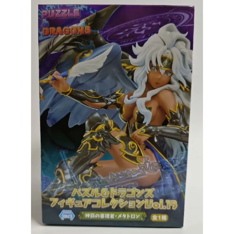 

В наличии: Оригинальная коллекция фигурок EIKOH Puzzle & Dragons, том 13, Арбитр Судьбы Метатрон, высота 13 см, игрушечные модели.