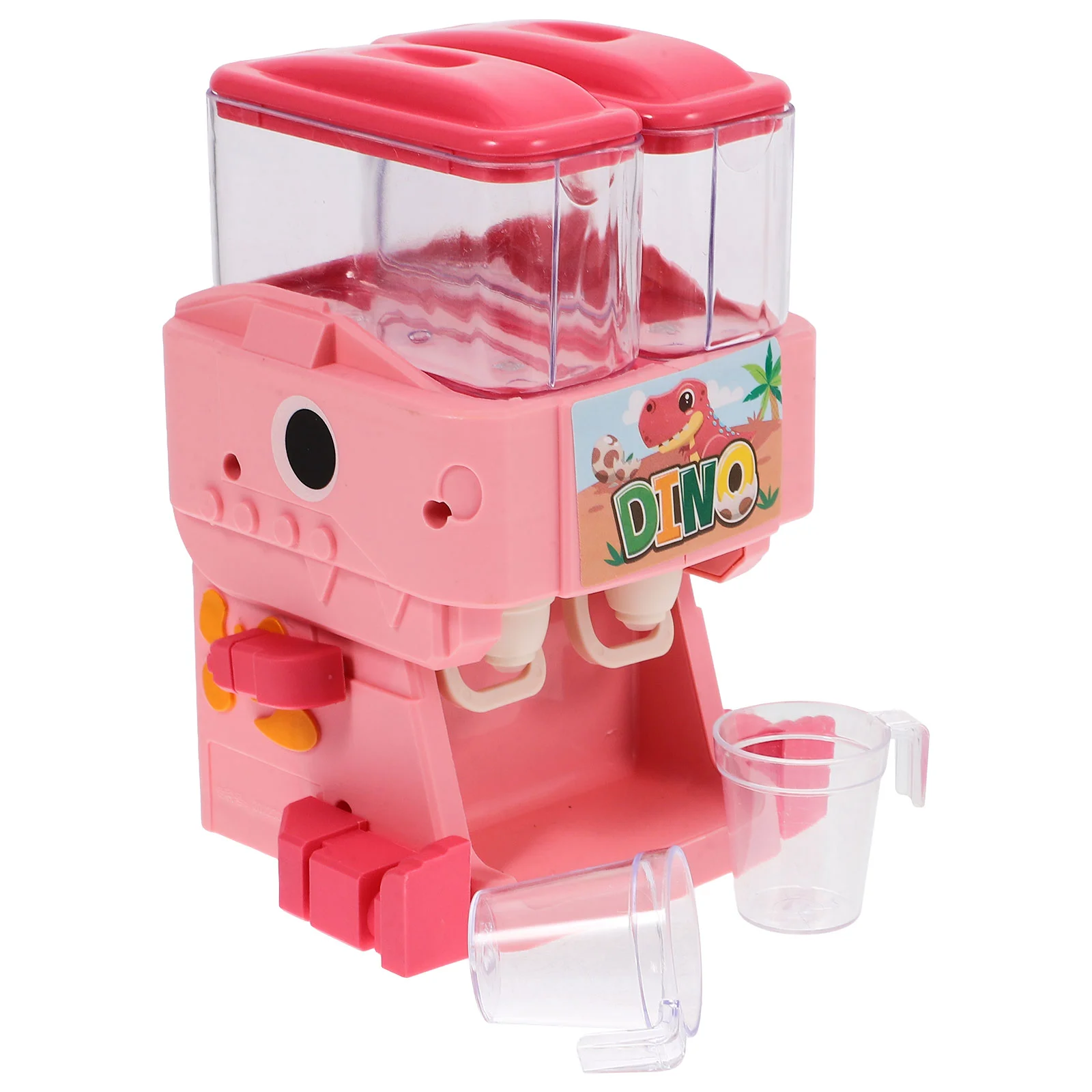 

Mini Dinosaur Drink Machine Water Dispenser Miniature Fountain Abs Model Drinking Child