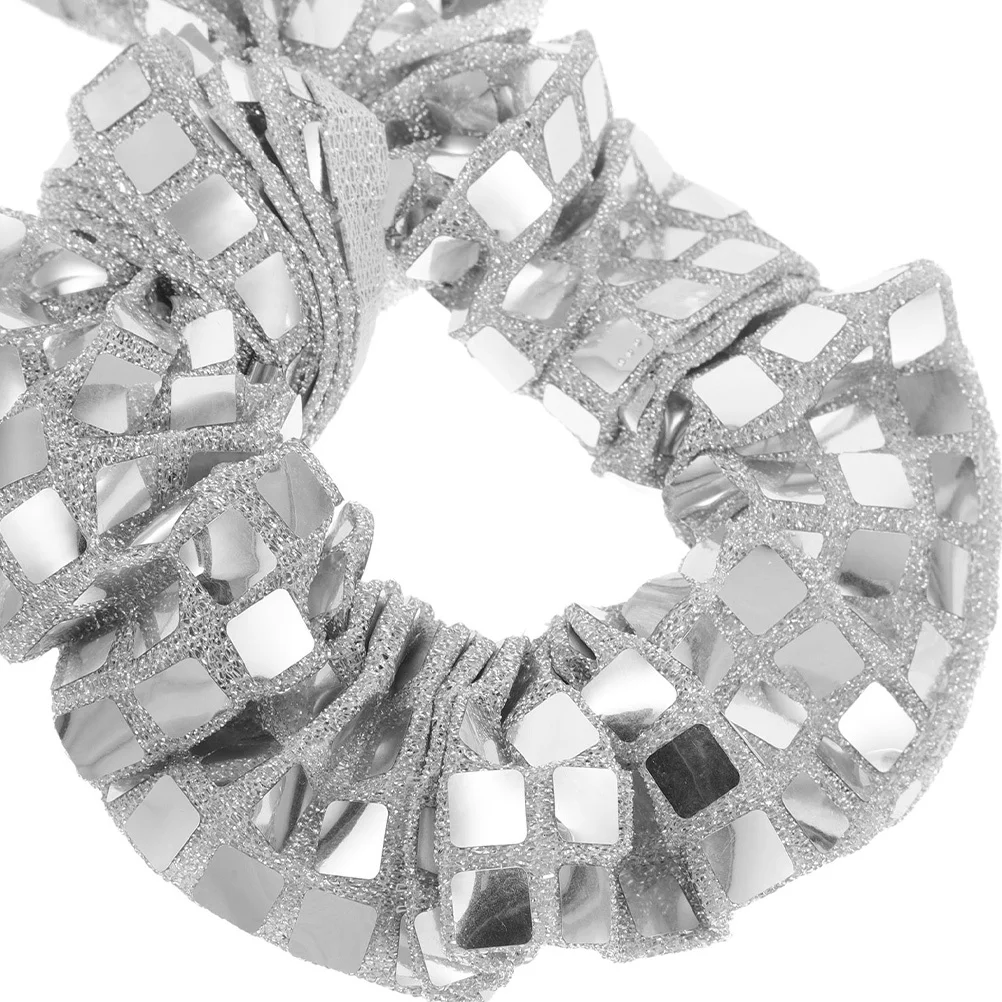 2 個キラキラちょう結びスパンコールヘアネクタイエレガントなポニーテールホルダーグリッターシュシュダンスパーティー用女性ヘアシュシュ