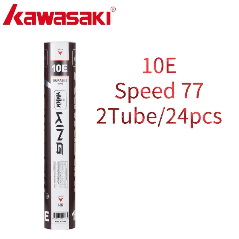 Kawasaki Badminton Shuttlecock Feather for Clubs&Training KING 8E/10E Goose Feather Badminton Ball Durable Shuttlecock Badminton image 3