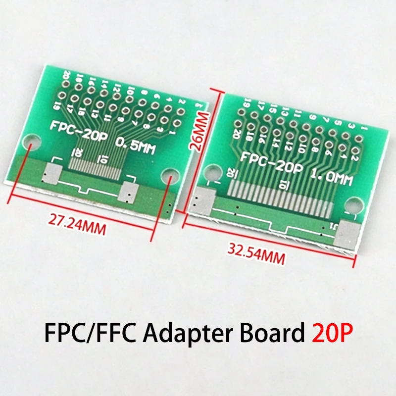 FPC/FFC Flexibles Flachbandkabel-Adapterboard 0,5MM/1,0MM/Abstand bis zu 2,54mm 6P/8P/10P/12P/20P/24P/26P/30P/34P/40P/50P/60P/80P – Detail 13