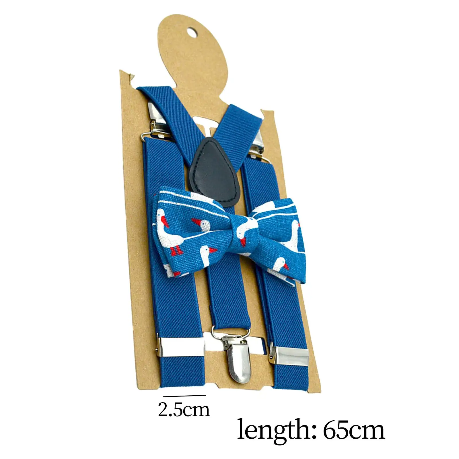 

Kids Suspenders Bow Tie Set Y Shape Braces Boys and Girls 3 Clips Pants Suspender Tuxedo Suspenders for Dance Costume Wedding