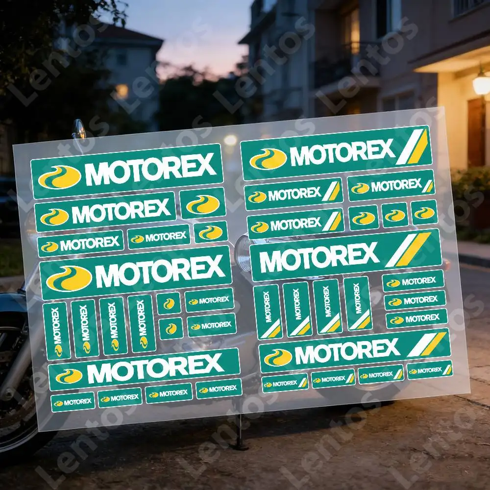 M-mo-to-rex Waterproof Reflective Motorbike Stickers Easy Peel Removable Decals For Motorcycle Car