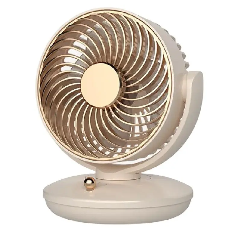 

Fan Small Mini Retro Style USB Three Speed Shaking Head Charging Model With Long Battery Life Portable Bedroom Desktop Fan