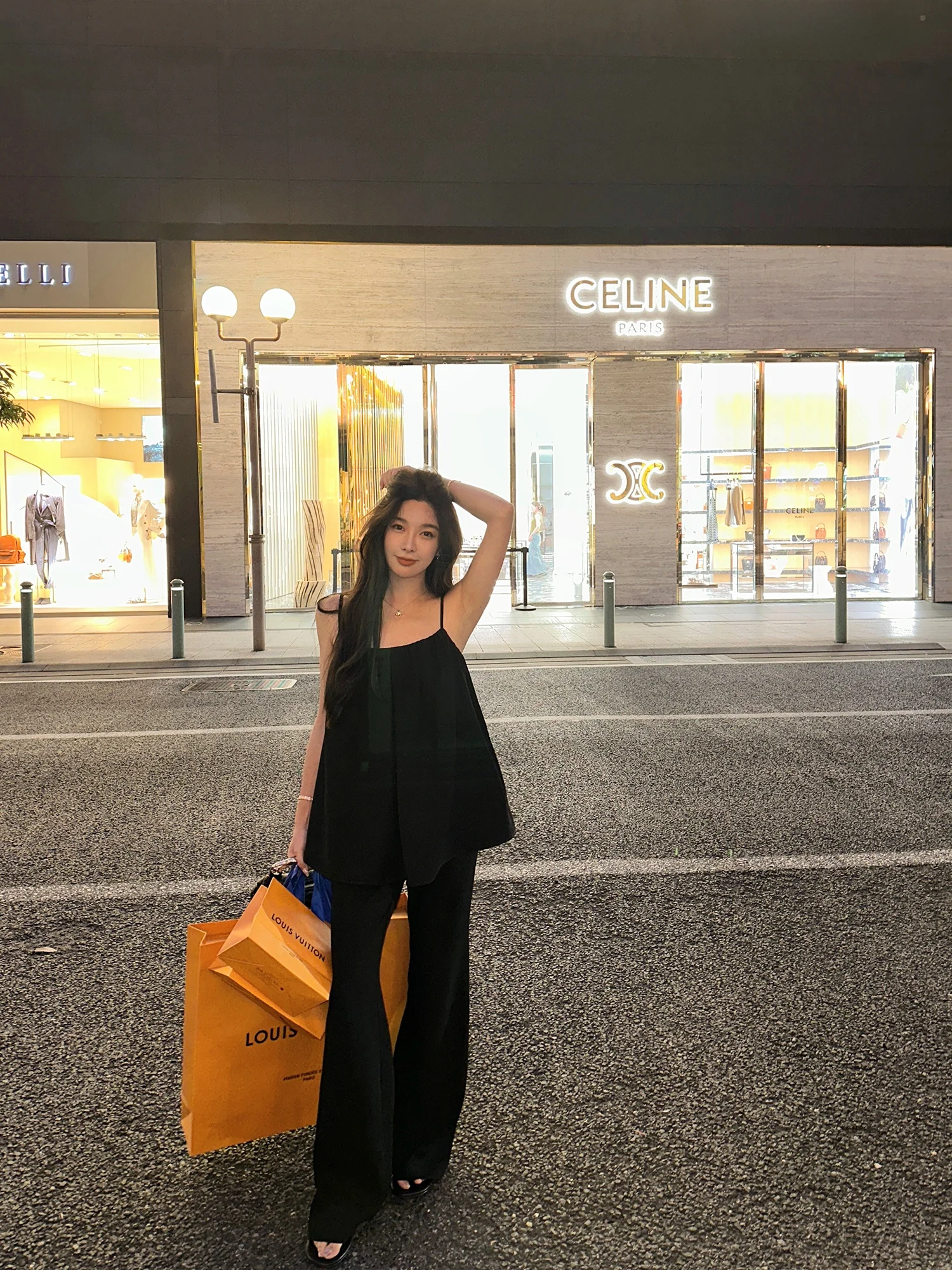 

Комплект iwei Qiang Faion, женские длинные брюки с ацетатными рюшами, Dra Sensation, повседневная летняя осенняя одежда с главным характером