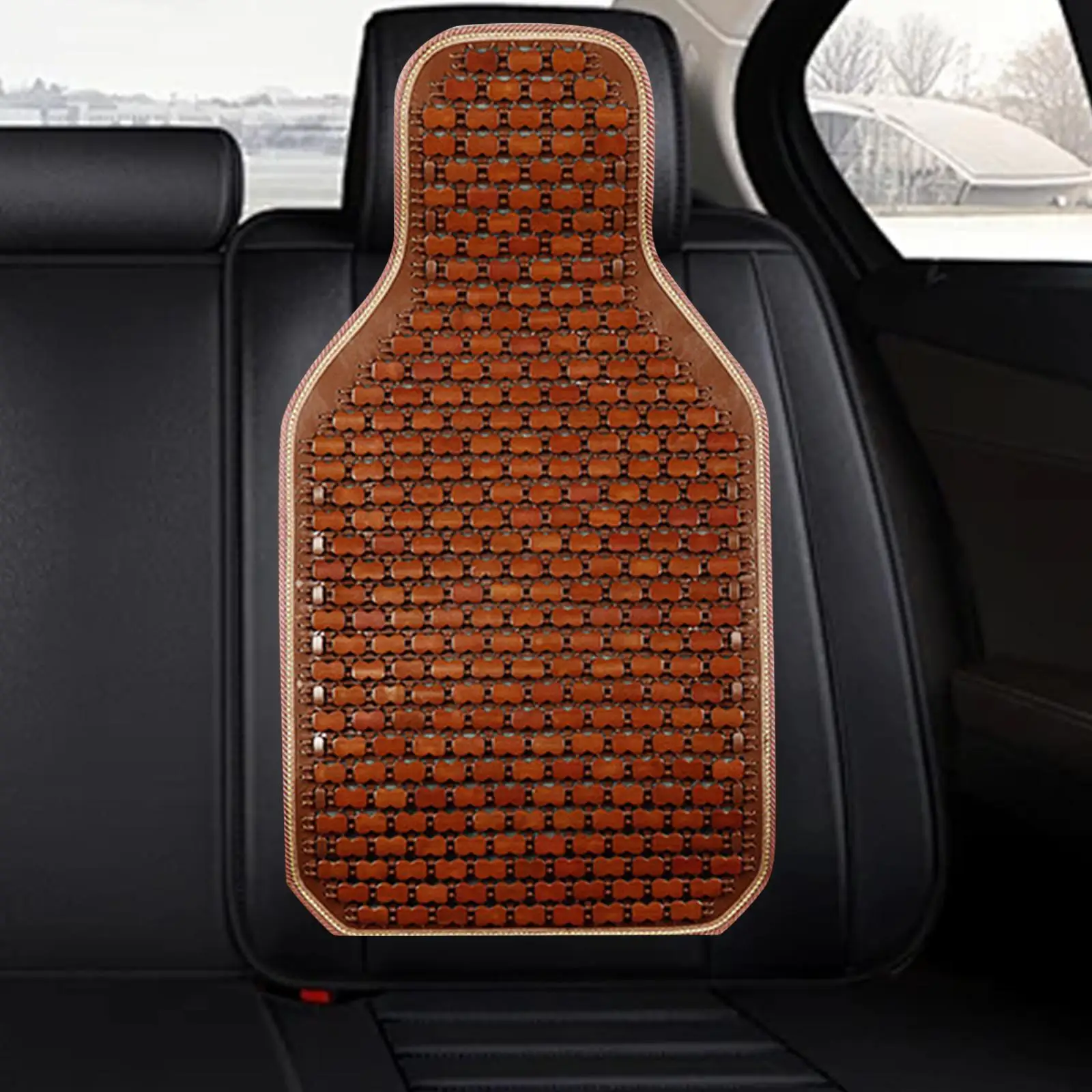 Auto Seat Back Bamboo Cool Pad Cooling Seat Back Cover Breathable Versatile