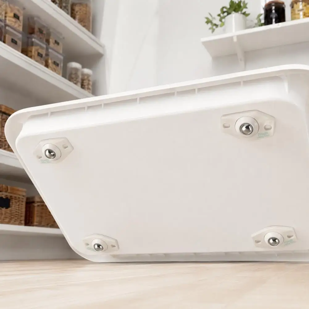 Furniture Moving Wheels 4/20pcs Self Adhesive Caster Wheels 360° Swivel Appliance Rollers Sticky Casters for Kitchen Trash