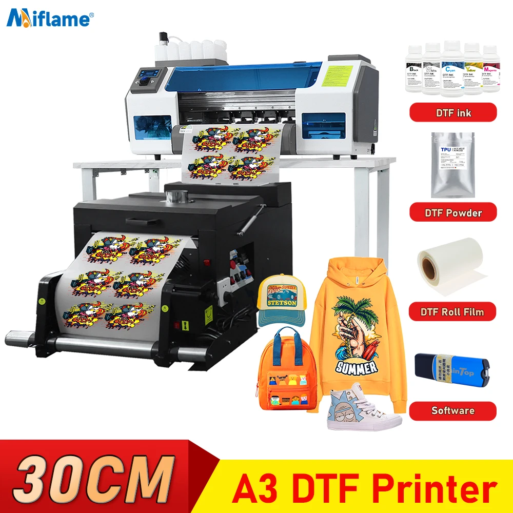듀얼 XP600 프린트 헤드가 있는 A3 DTF 프린터, DTF 전사 필름 프린터, 30cm 티셔츠 인쇄기, 파우더 셰이커 Best5 듀얼 XP600 프린트 헤드가 있는 A3 DTF 프린터, DTF 전사 필름 프린터, 30cm 티셔츠 인쇄기, 파우더 셰이커 Best5