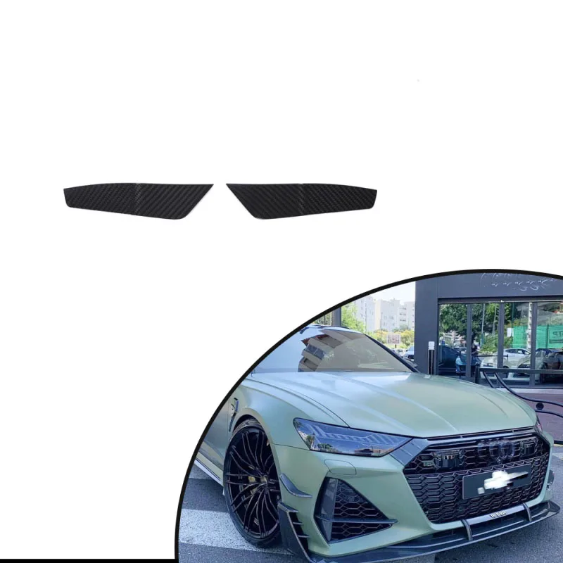 

Передний бампер для хэтчбека Audi RS7 Sportback сплиттер плавники сухой углерод