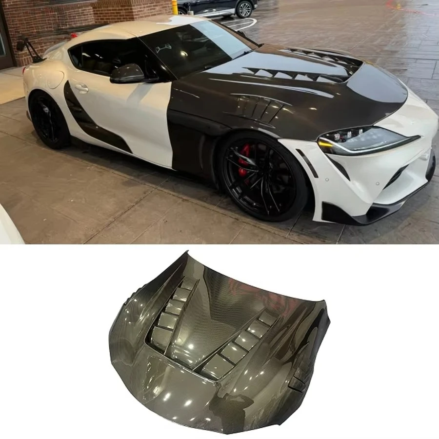 Car Hood Boonet Hood Cover for A90 A91 MK5 TV Style Car Accessories Body Kit