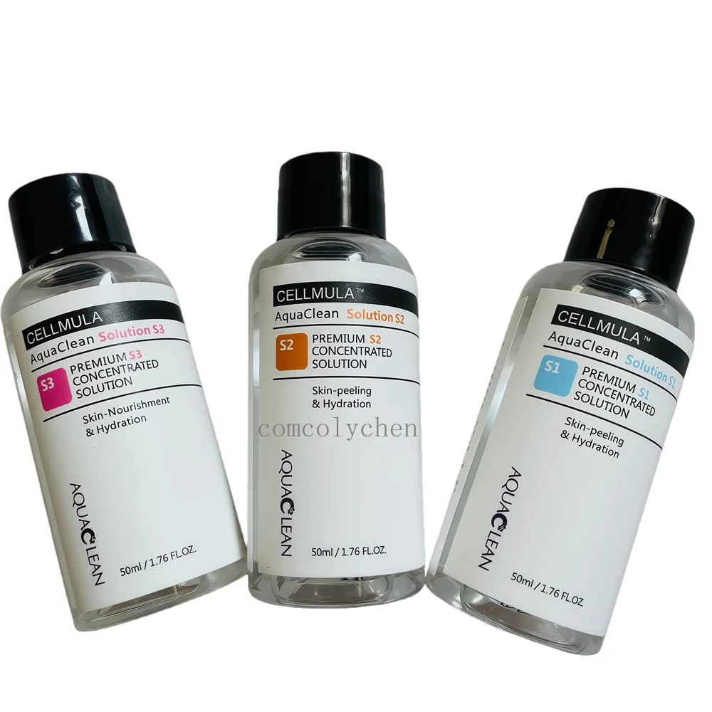 Aqua Clean Peeling Gezichtsoplossing S1 S2 S3 50ML Serum Essentie Voor Hydra Dermabrasie Huidverzorging Mee-eter Rimpel Verwijderen