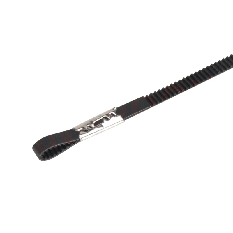 Pack of 10pcs GT2 Open-end Timing Rubber Belt Fixing Clips 6mm Width Belts Metal Buckles Belt Clamp Crimp Dropship