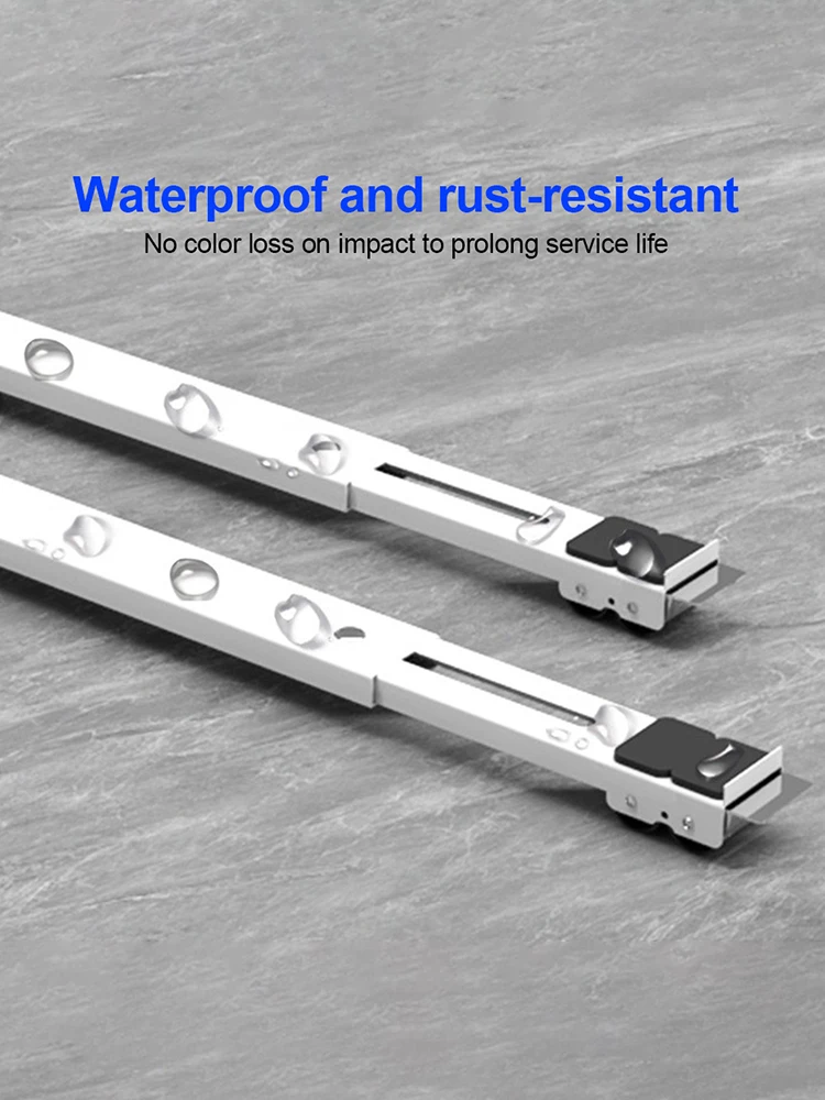 

Комплект из 2-х подставок для холодильника, нескользящие, усиленные, с выдвижными роликами, для стиральных машин и холодильников