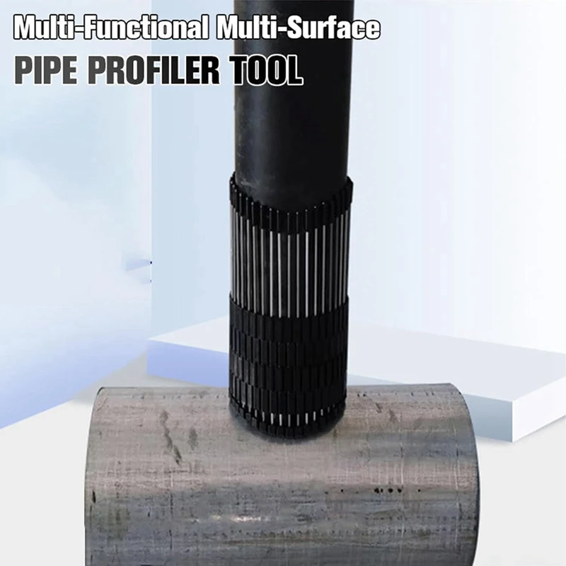 B62B Multi-Surface Pipe Profiler Tool 6Inch 500mm Shape Collector Shaping Molding Tool for Piping Tiling
