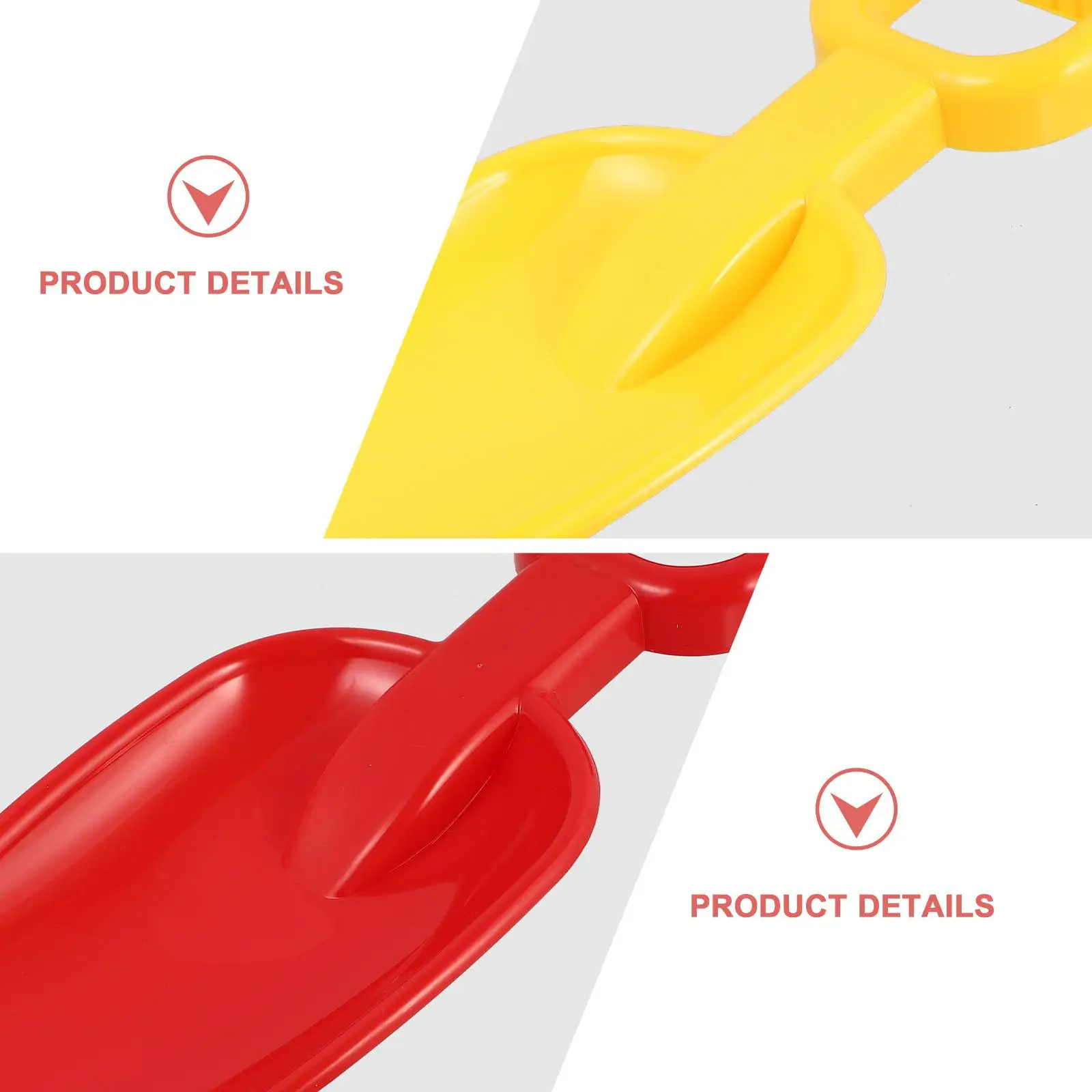 2 ชิ้นชุดของเล่นชายหาดพลั่วทรายเด็กขุดของเล่น Spade พลั่วพลาสติก Parent Child Interaction Premium Beach ของเล่นทราย