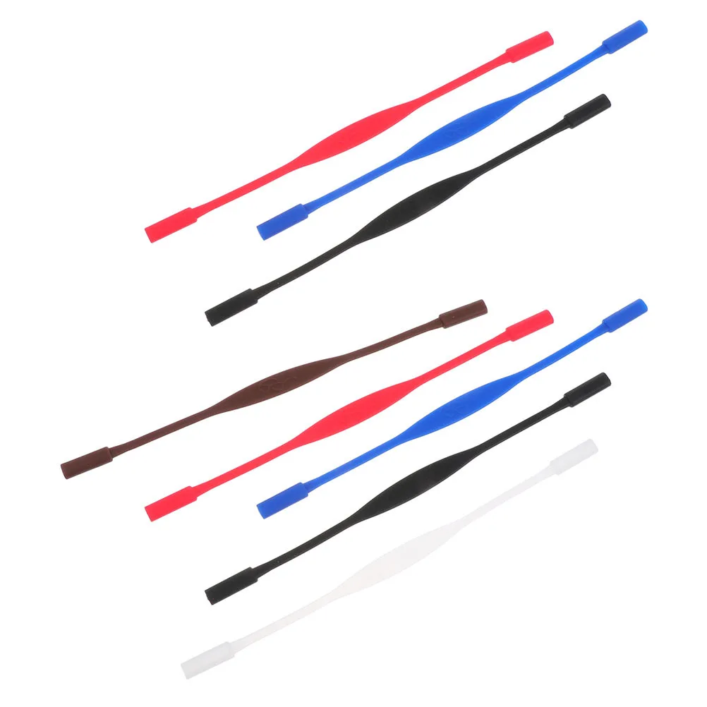 8 قطع من أحزمة النظارات المرنة وخفيفة الوزن، تصميم موجز للرياضة، نظارات شمسية للارتداء اليومي، نظارات القراءة #4