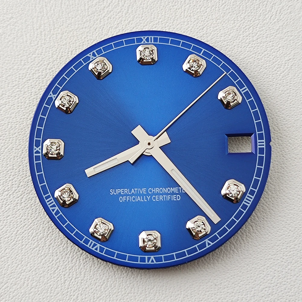 28.5mm NH35 dial Dial diamond nh35 Watch Dial Modified Dial for NH35/NH36 Automatic Movement Watch accessories