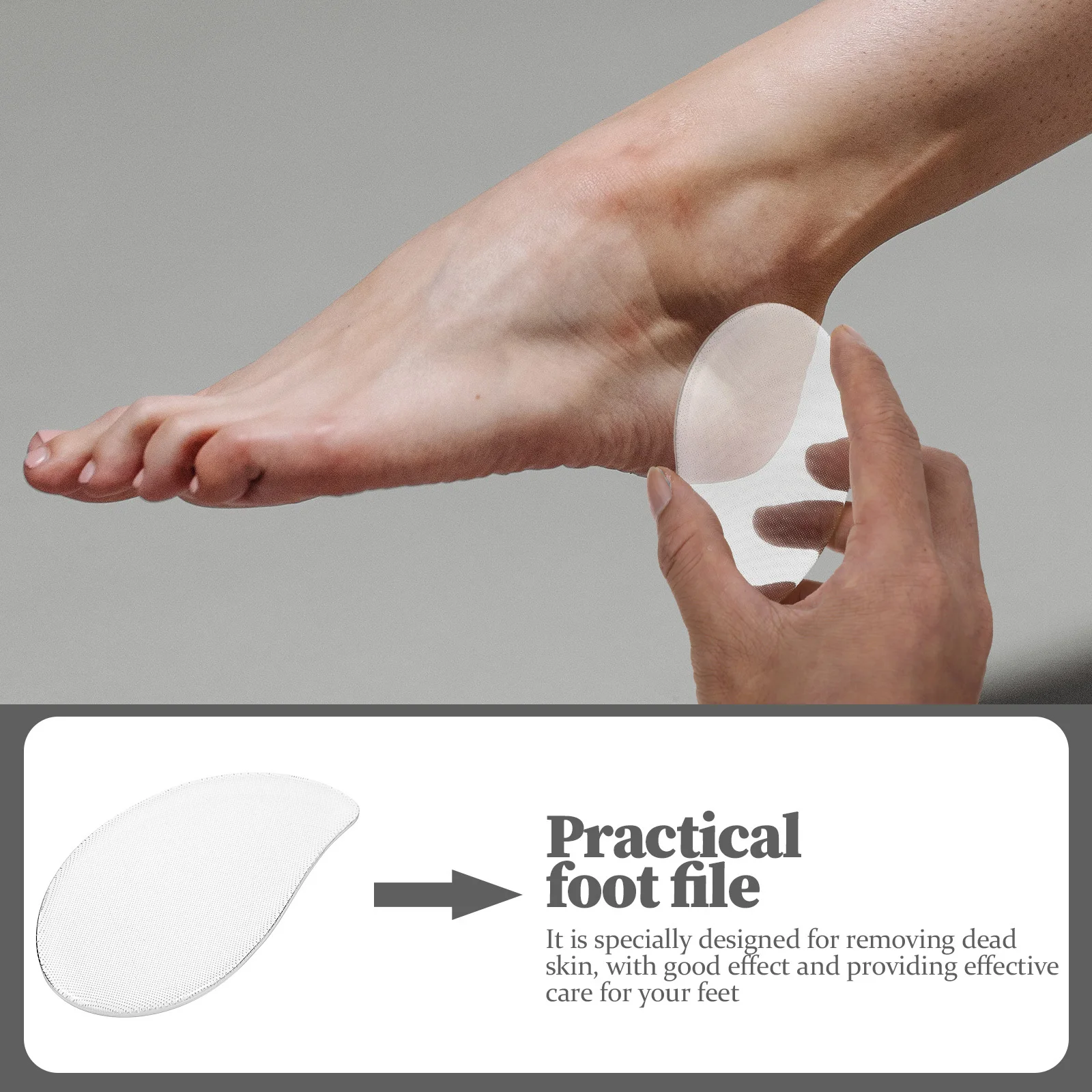 Durable Glass Foot Scrubber Callus Remover Portable Foot File Dead Skin Removal Tool for Smooth Feet Dead Skin Remover