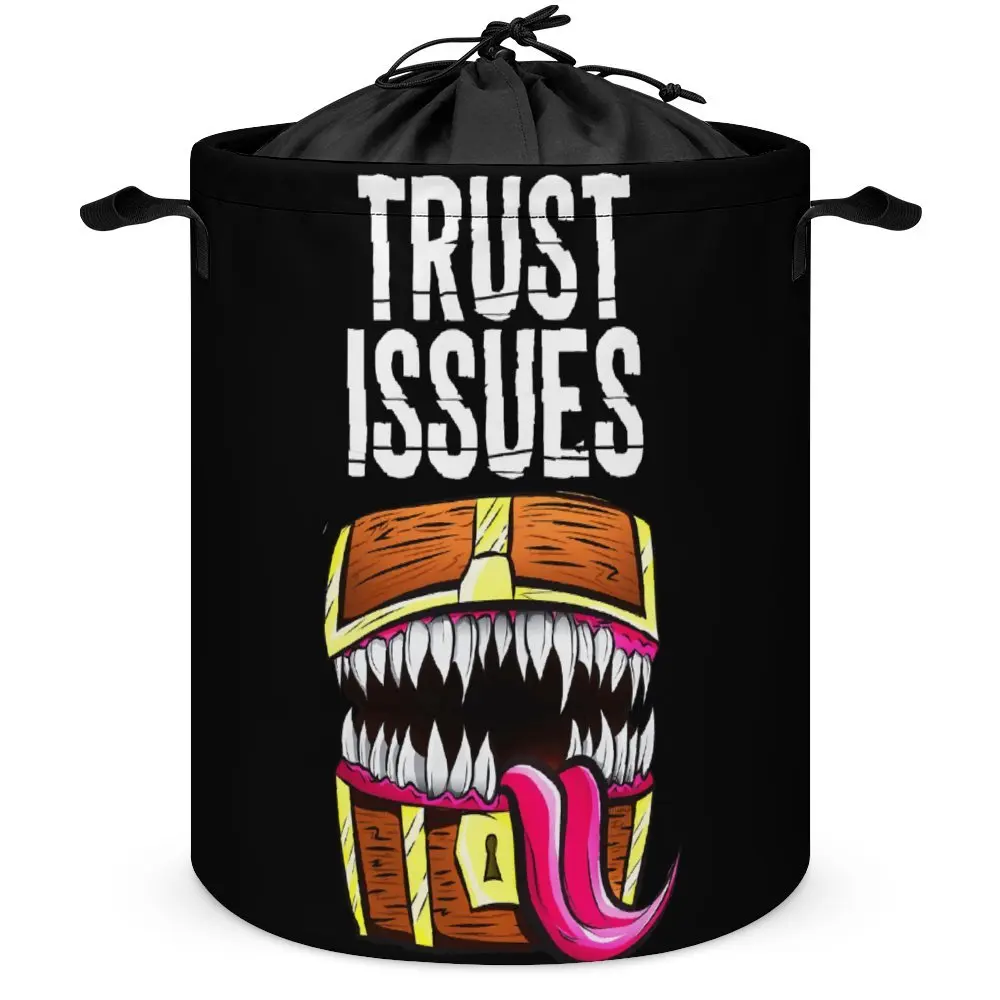 Tie Up Your Dirty Pocket Mimic Trust Issues Essential for Sale Large Capacity Novelty Laundry Basket Handle on Both Sides Can Be