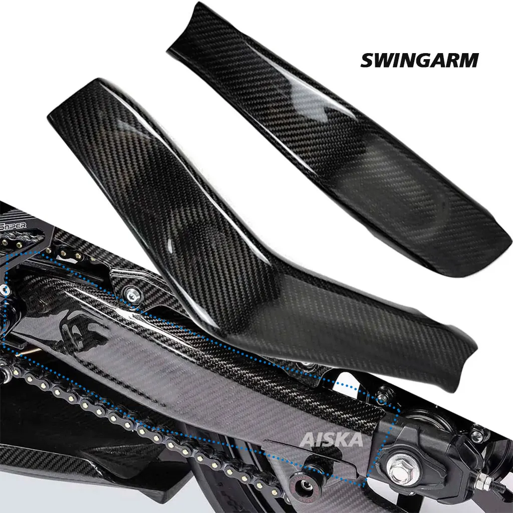 For Kawasaki Ninja ZX25R ZX-25R 2020 2021 2022 Carbon Fiber Motorcycle Accessories Swingarm Cover Swing Arm Protector Fairings