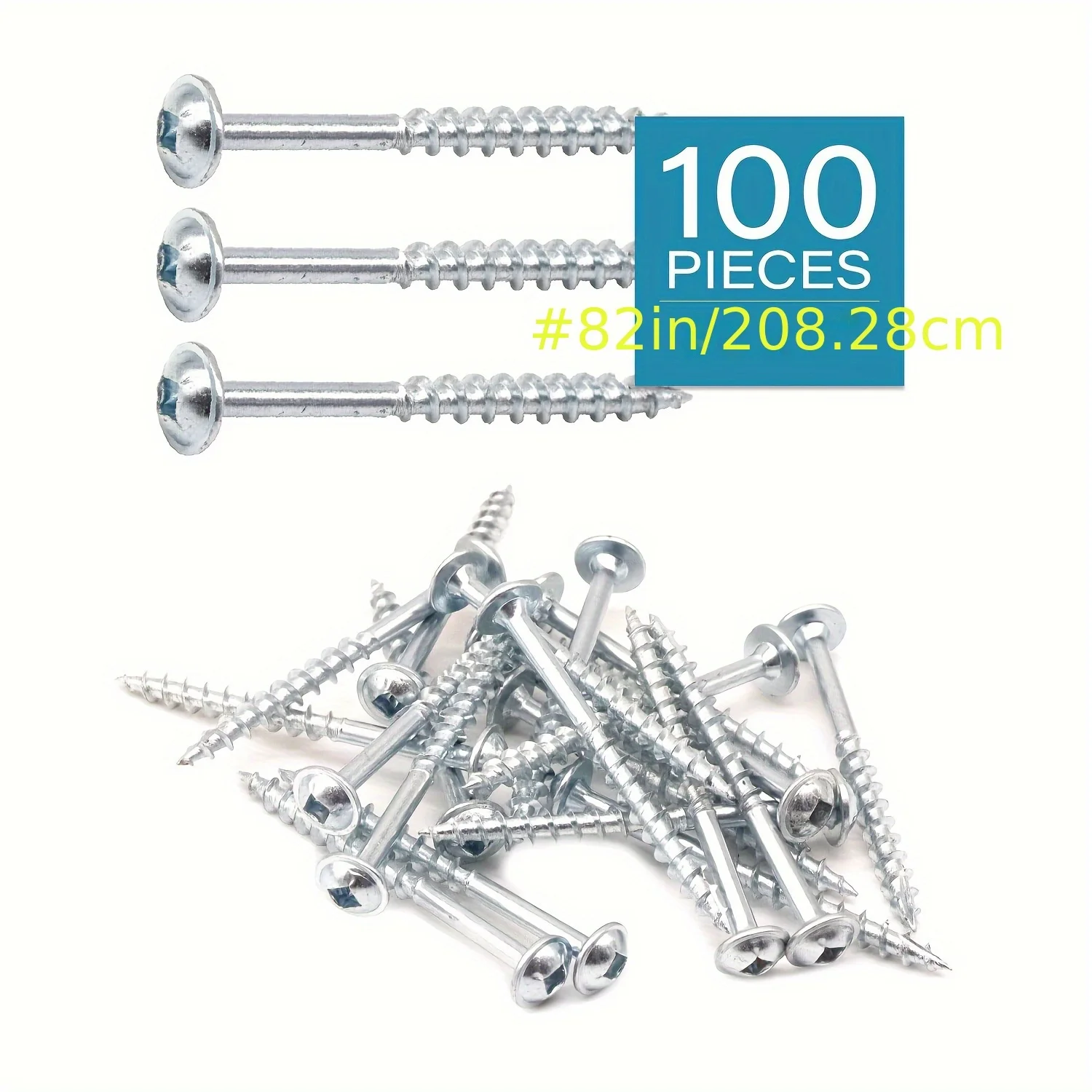 Pocket Hole Screws 100  #8 x 1 Inch #8 x 2 Inch  #8 x 1-1/2 Inch  #8 x 1-1/4 Inch #8 x 2-1/2 Inch Wood Screws