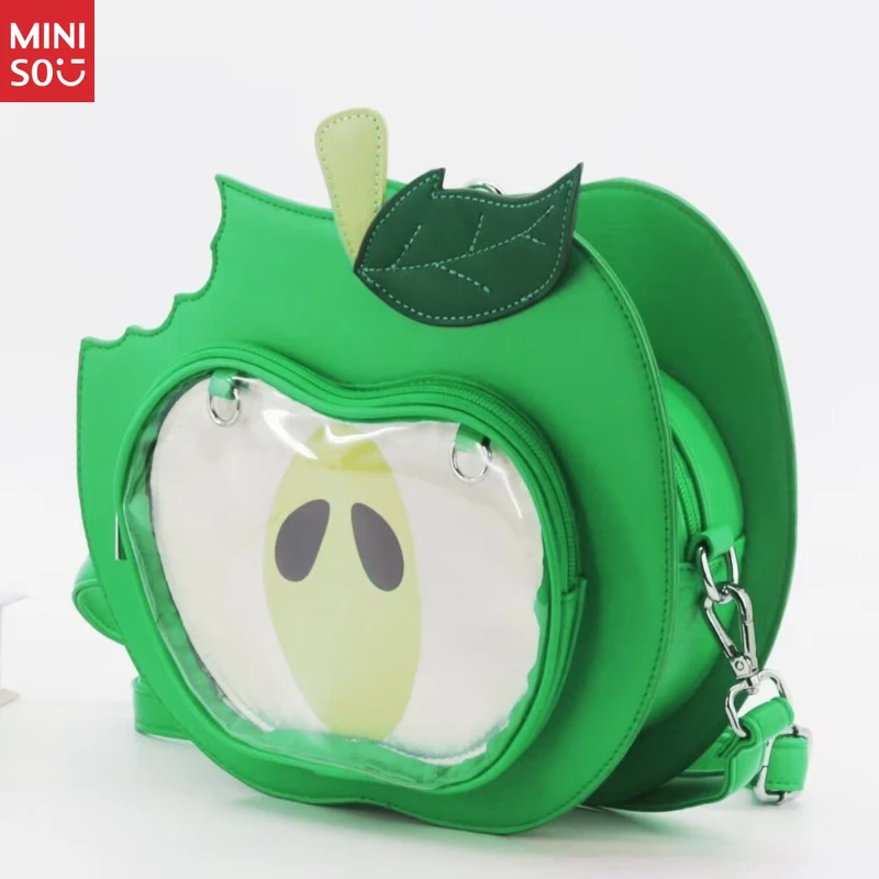 Miniso 2025 Apple Ita Bag, Spacious Display Backpack for School & Commute