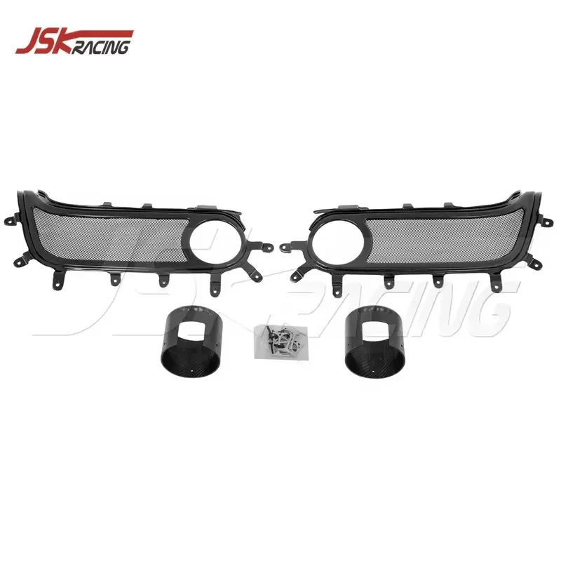 CAPRISTO STYLE CARBON FIBER EXHAUST TRIM for 2015-2018 FERRARI 488 GTB