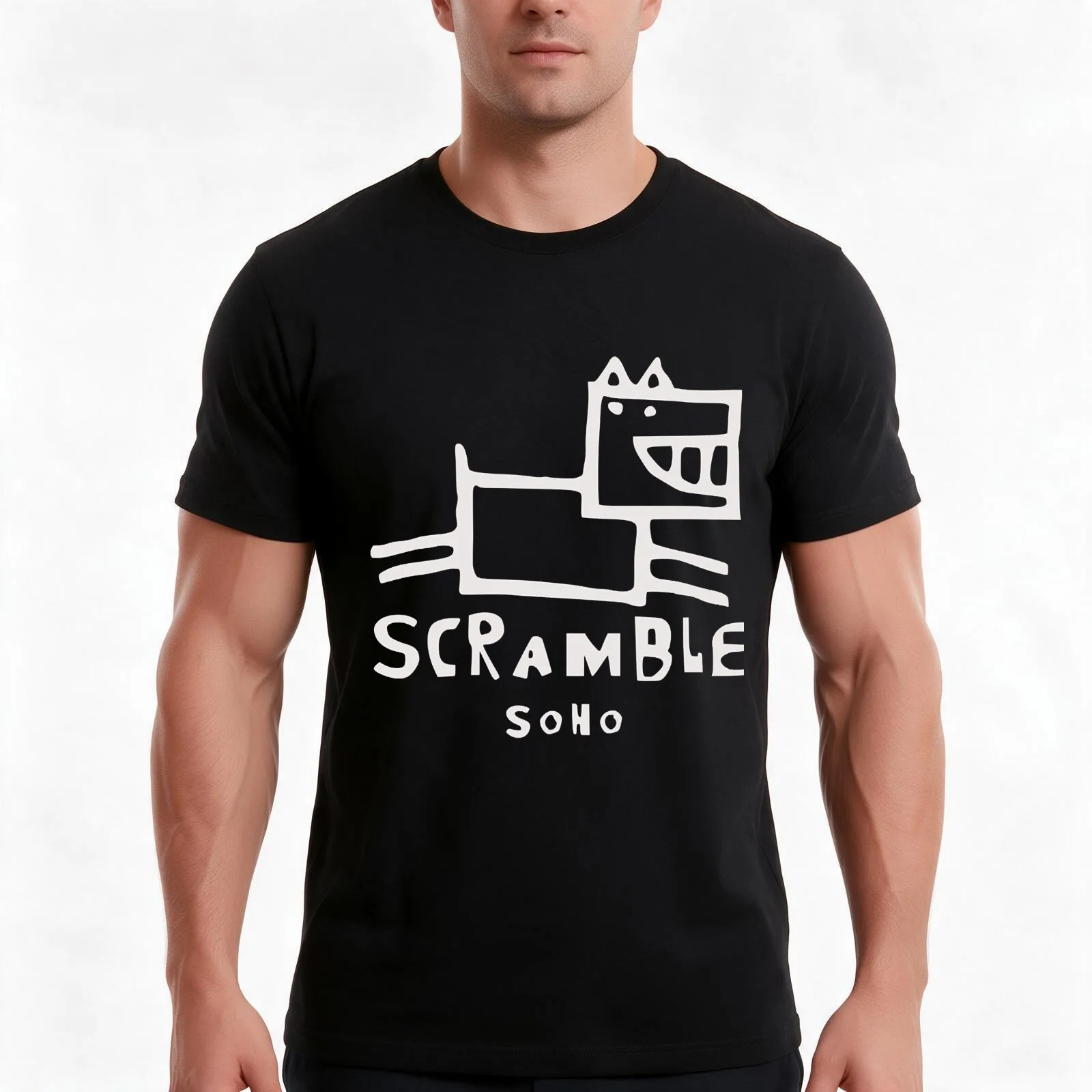 Scramble Studios Soho - Toast of London T-Shirt, Summer Casual Cotton Tee, Oversized Streetwear Tops, Vintage Graphic Print