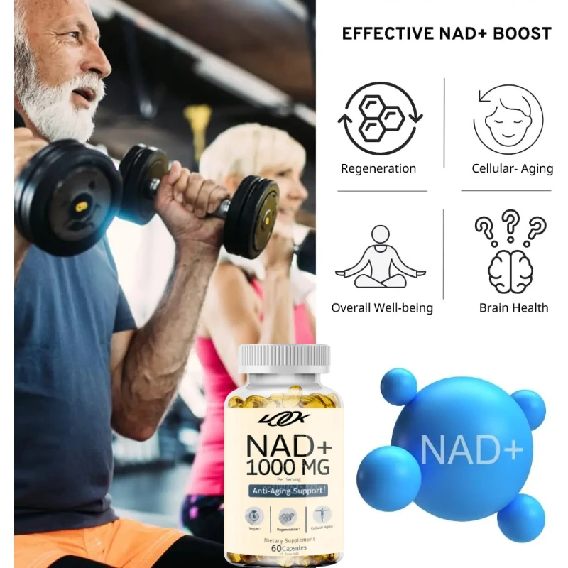 NAD + ريسفيراترول - يدعم صحة الخلايا، وتبييض البشرة، وإدارة عملية التمثيل الغذائي