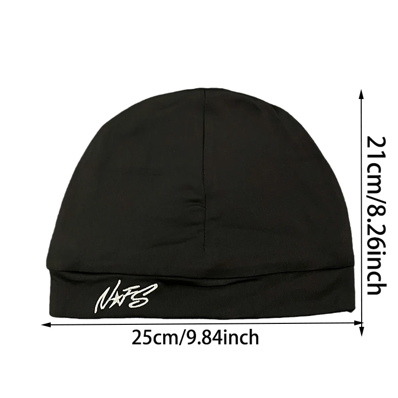 1Pc Retro Hip-Hop Letter Embroidery Pullover Hat Trendy Casual Versatile Fashionable Dressing Item for Streetwear