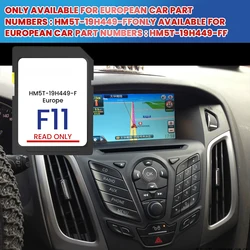 For Car Ford Focus C-Max S-Max Edge Kuga Transit YNC2 F11 SAT SD Card 2023 Navigation Update HM5T-19H449-FF New Map 64GB