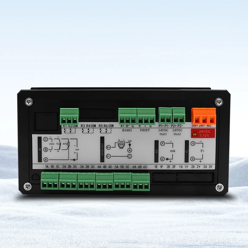 6 Channels Data Logger Temperature And Humidity Flow Current Voltage Record RS485 Signal Output
