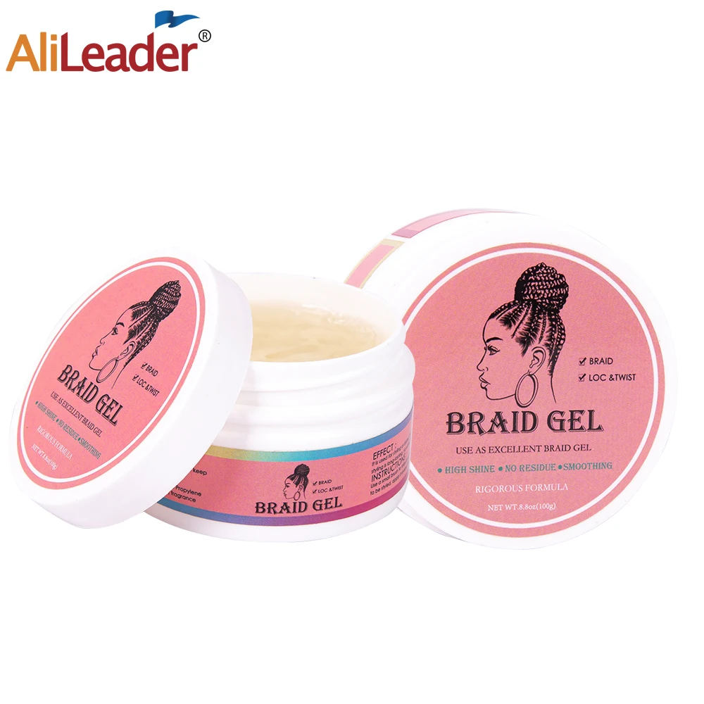 Styling Gel Haar Styling Wachse Unisex Nicht-Fettig Rand Control Wachs Für Frauen Starke Halten Kante Glatter Wendungen Cornrows braid Gel