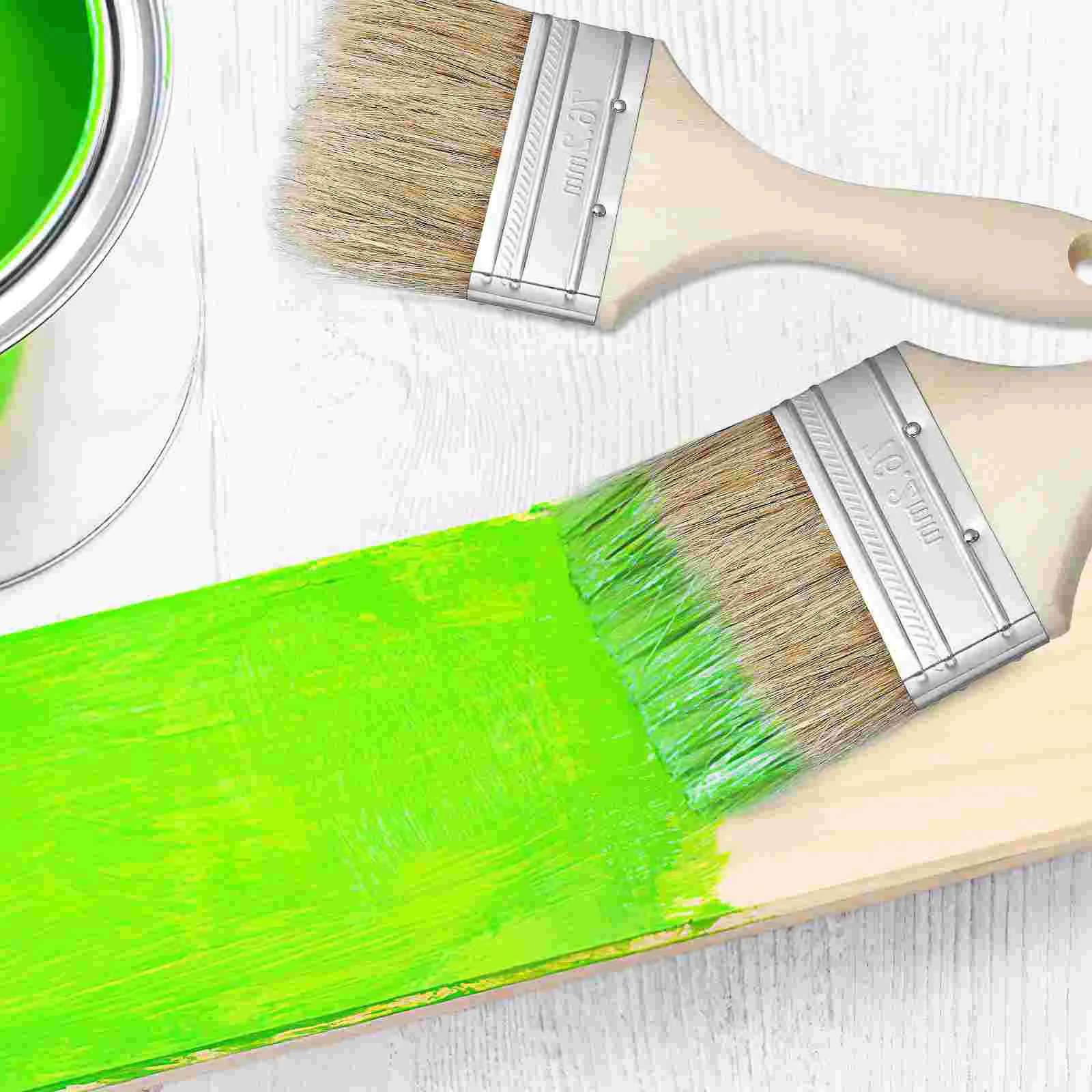10 pçs mancha esponja pincel de pintura porco chip extensão haste limpeza viagem alimentos para alinhavo