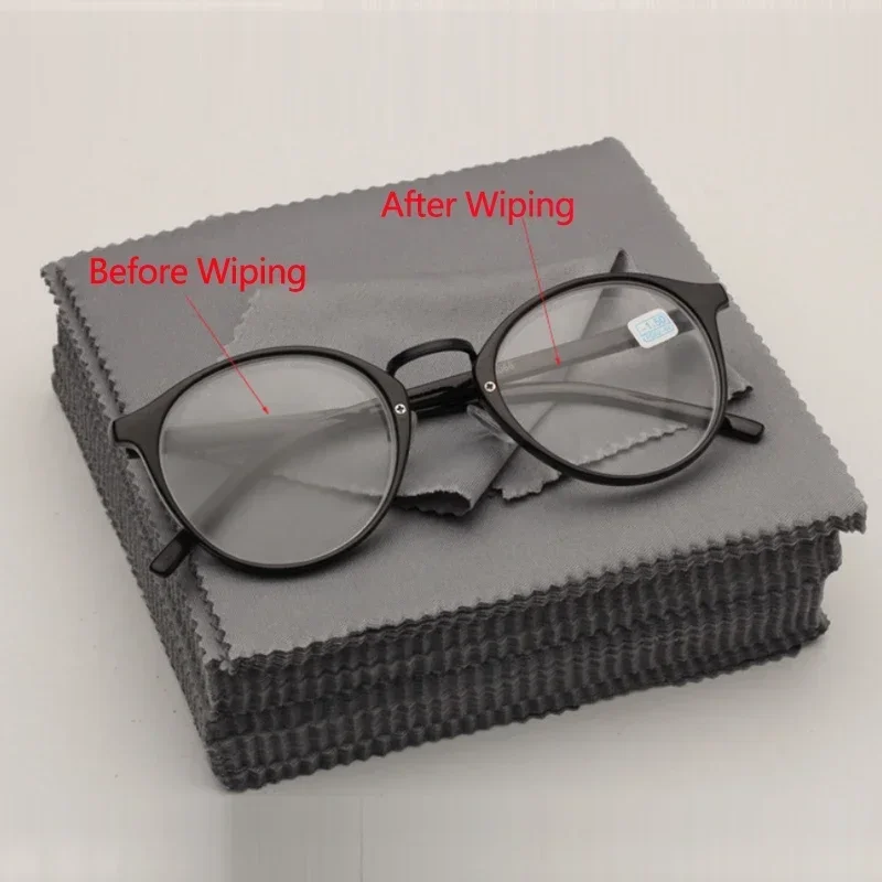 5/10/20/pcs/lot Black Microfiber Square Wipe Cloth 13*13cm Sunglasses Eyeglasses Glasses Eyewear Clean Lens Cloth Accessories